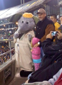 Stomper-Jedi An elephant dressed as a Jedi!