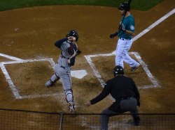 Drew Butera guns down an attempted base&nbsp;stealer