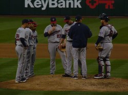 Meeting on the mound: We’re dealing with a lot of&nbsp;shit.
