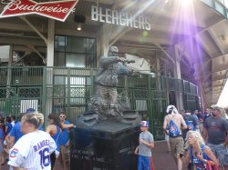 The sun shines on Harry&nbsp;Caray
